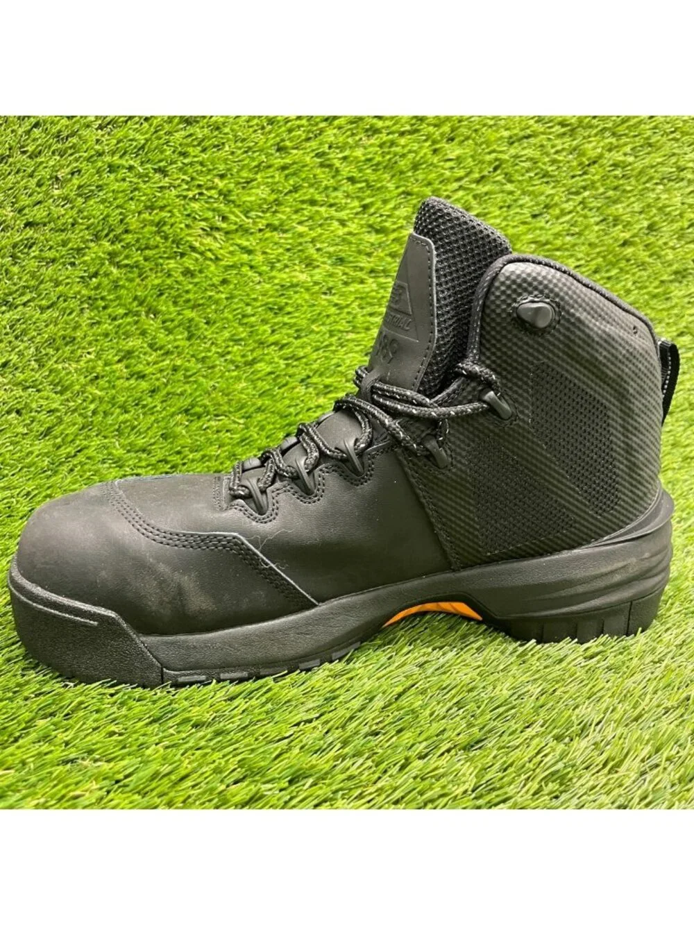 New Balance 989v1 Mens Size 9.5 Black Leather Composite Toe Safety Work Boots
